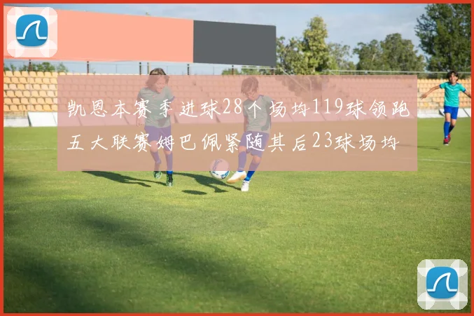 凯恩本赛季进球28个场均119球领跑五大联赛姆巴佩紧随其后23球场均115球